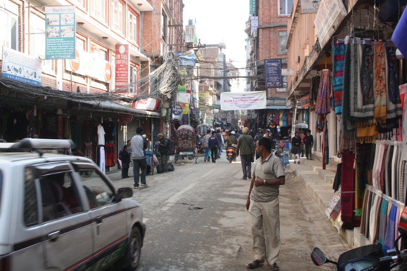 per le strade di Kathmandu